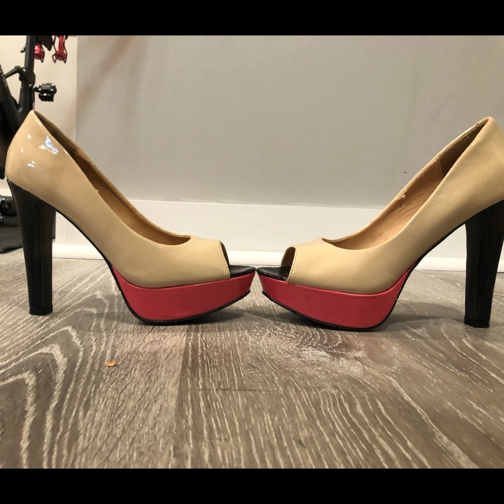 Candies Tri-Color Heels